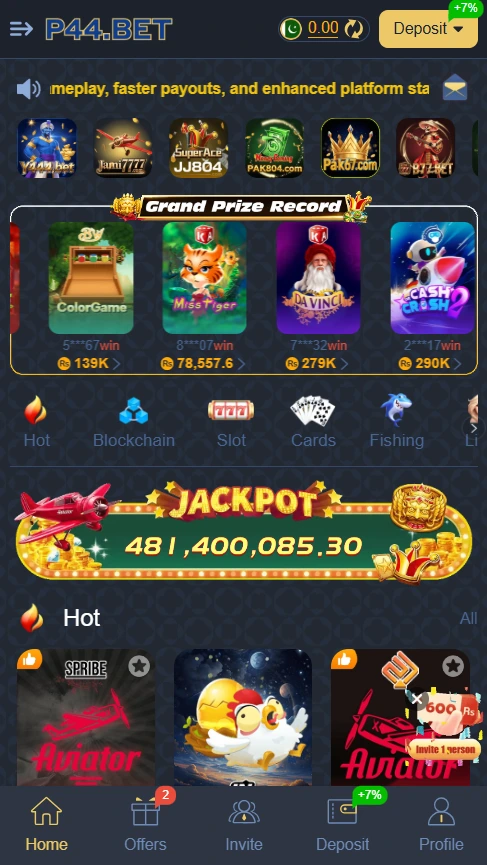 p44.bet game download
